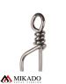 Застежка Mikado Coastlock BN № 4.  тест 35 кг. (12 шт.)