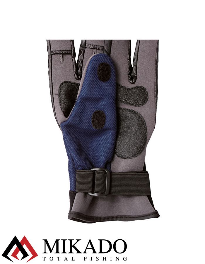 Перчатки рыболовные неопреновые Mikado UMR-04 размер L