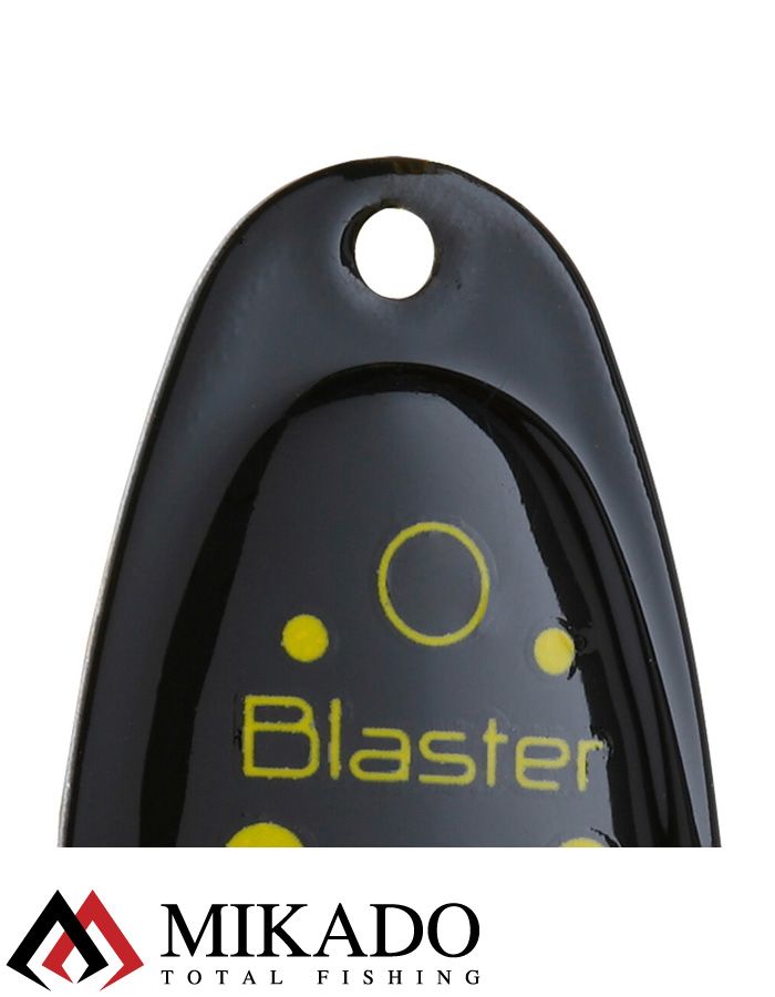 Блесна вращающаяся Mikado BLASTER №4, 8.7 г., серебро 21, длина лепестка 40 мм.