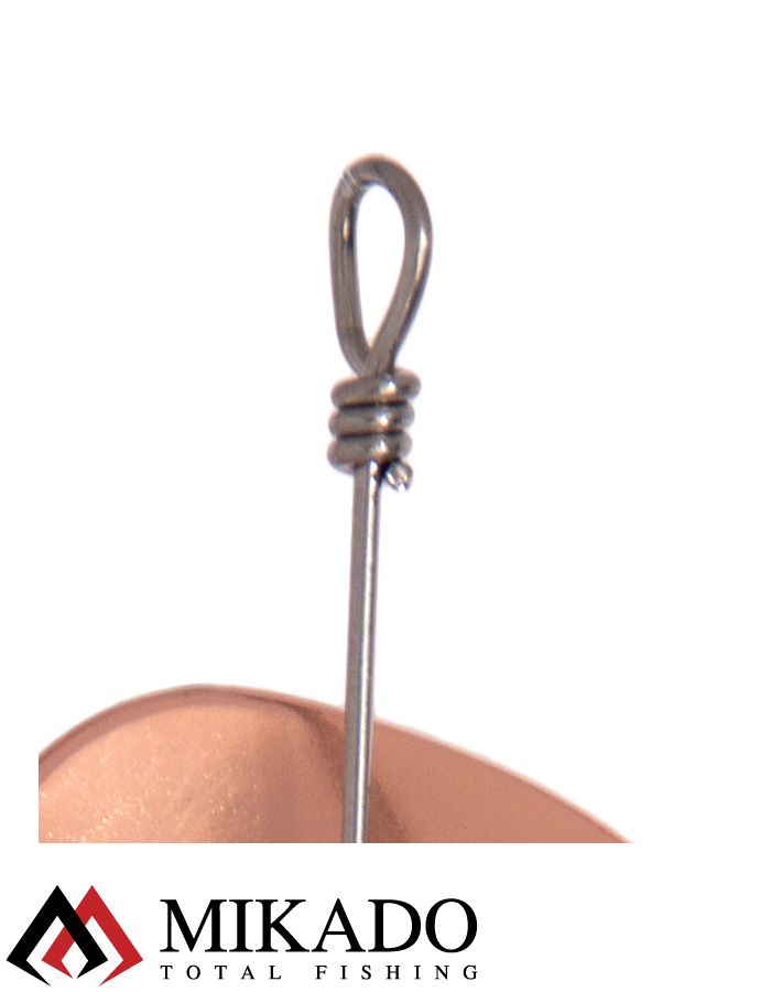 Блесна вращающаяся Mikado TROUT №3, 16.6 г., медь 00, длина лепестка 53 мм.