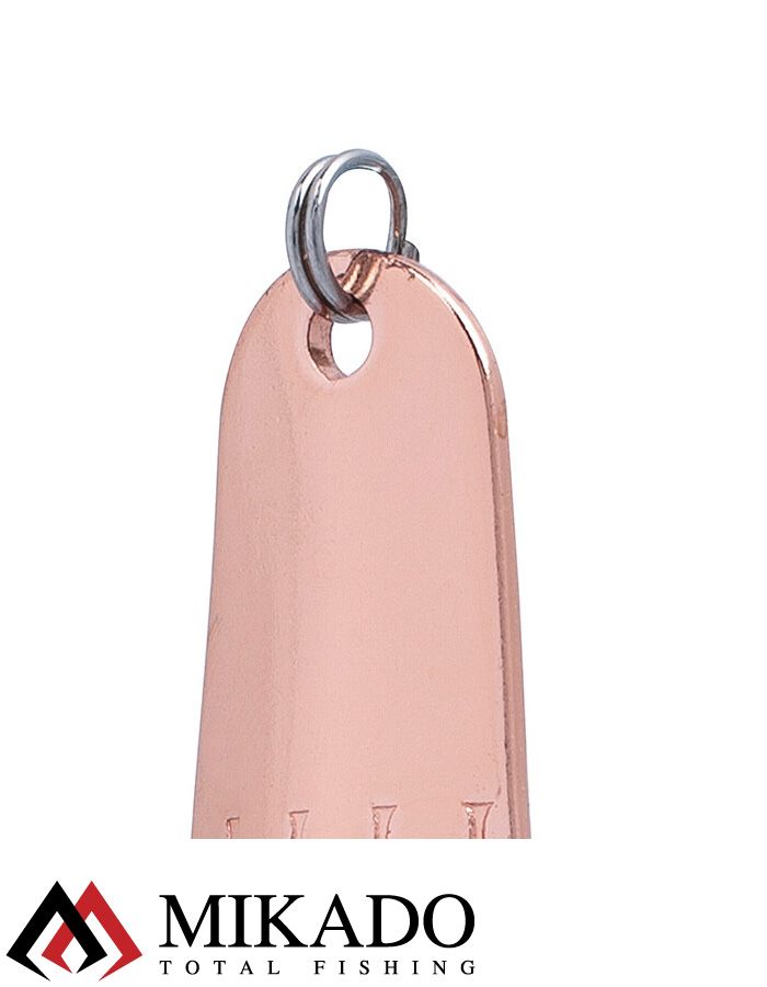 Блесна колеблющаяся Mikado TRYTHON №3, 13.5 г., 4.5 см., медь