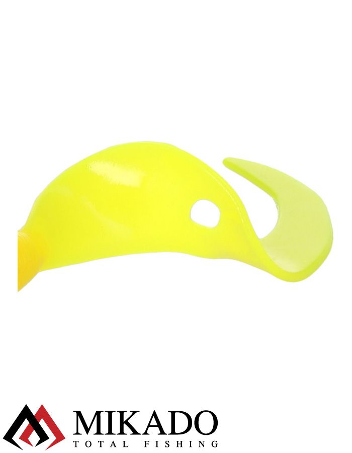 Твистер Mikado TWISTER 64 мм., 2.7 г., YELLOW (6 шт.)