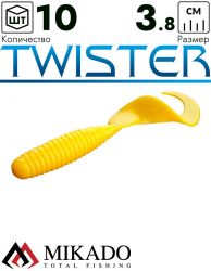 Твистер Mikado TWISTER 38 мм., 0.6 г., 41 (10 шт.)