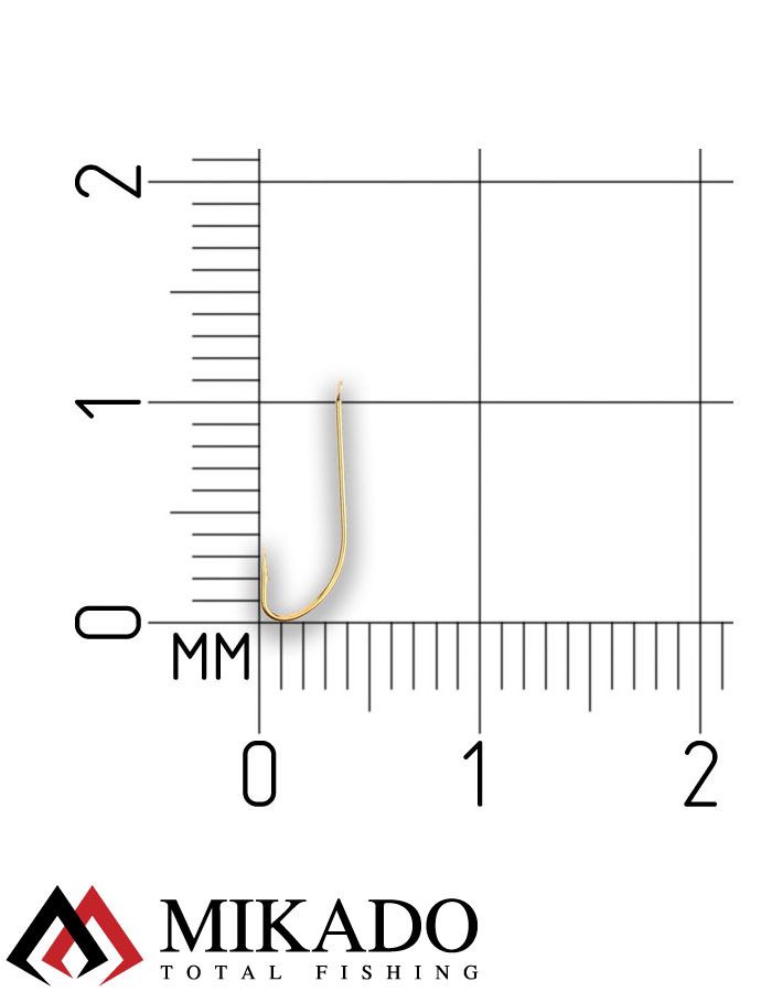 Крючки Mikado SENSUAL - ROACH № 14 G (с лопаткой) ( 10 шт.), HS101-14G