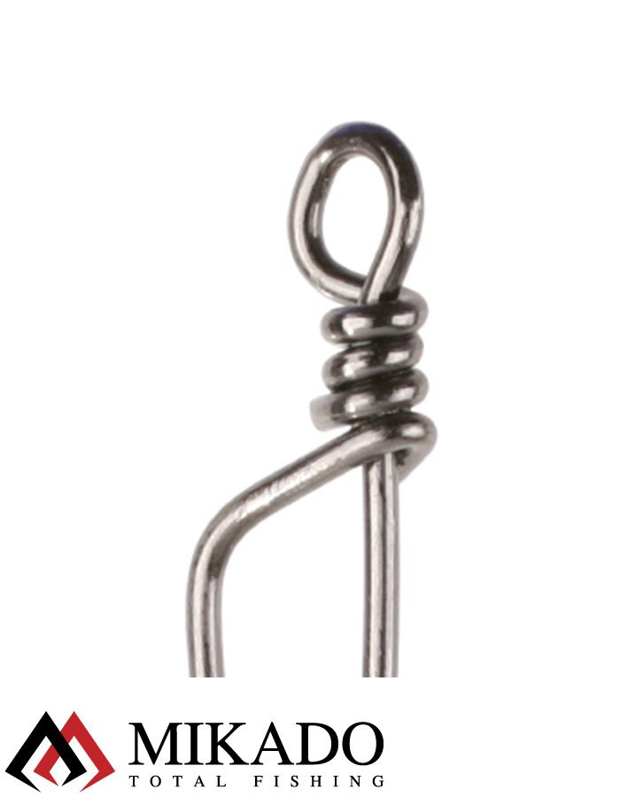 Застежка Mikado Coastlock BN № 5.  тест 40 кг. (12 шт.)