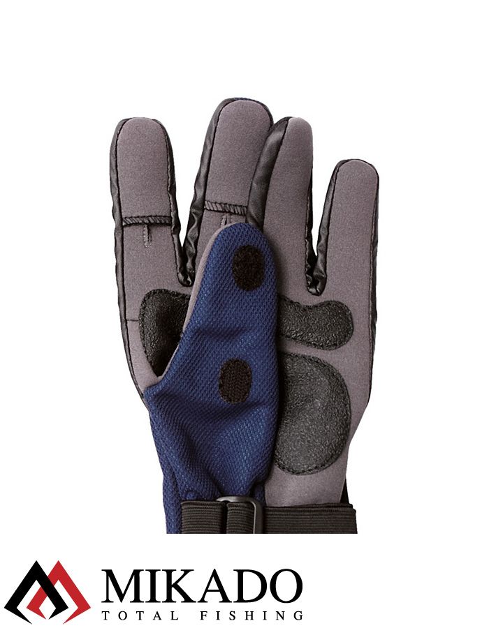 Перчатки рыболовные неопреновые Mikado UMR-04 размер M