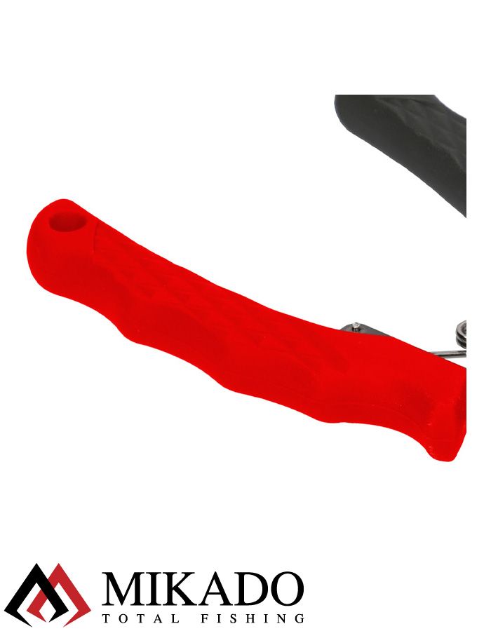 Плоскогубци рыболовны Mikado многофункциональные 16 см., сталь, красно-чёрные