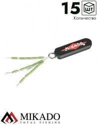 Стоппоры для бойлов Mikado тонущие (зелёный)