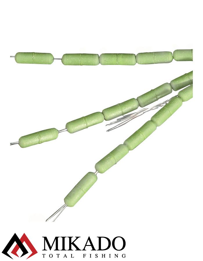 Стоппоры для бойлов Mikado тонущие (зелёный)