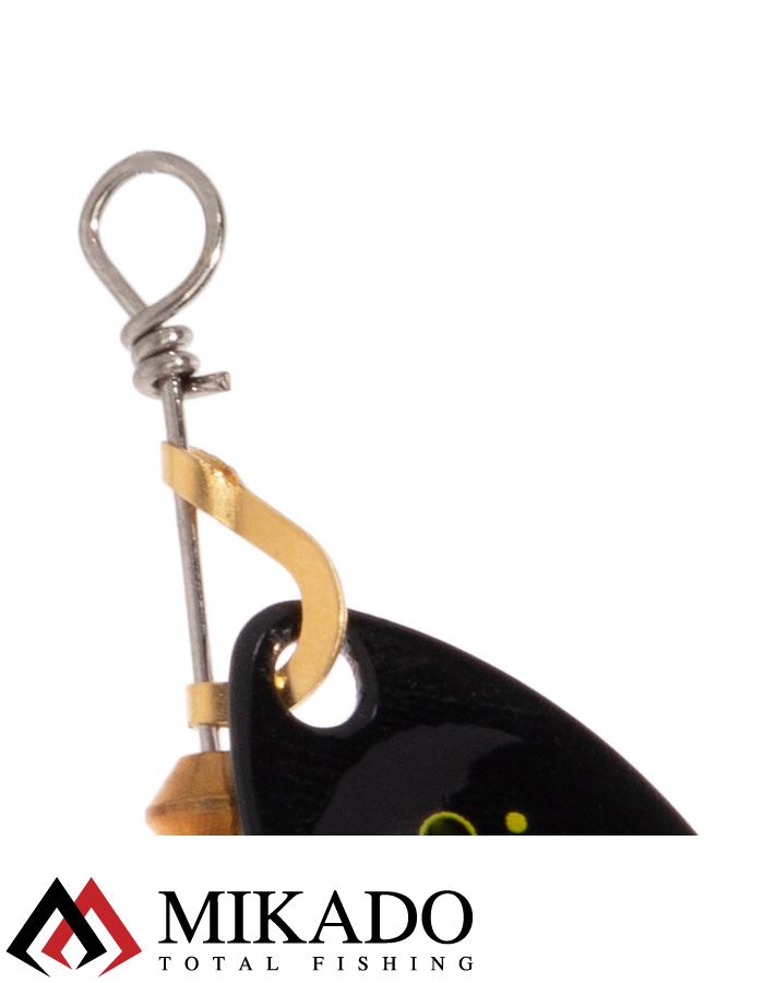 Блесна вращающаяся Mikado FOCUS №1, 3.1 г., серебро 21, длина лепестка 21 мм.