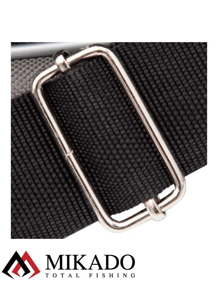 Чехол для удилищ Mikado 3 секционный 150 см. чёрно-серый