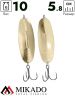 Блесна колеблющаяся Mikado SHALLOW KILLER 10 г., 5,8 см., GOLD