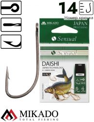 Крючки Mikado SENSUAL - DAISHI № 14 BN (с ушком)( 10 шт.)