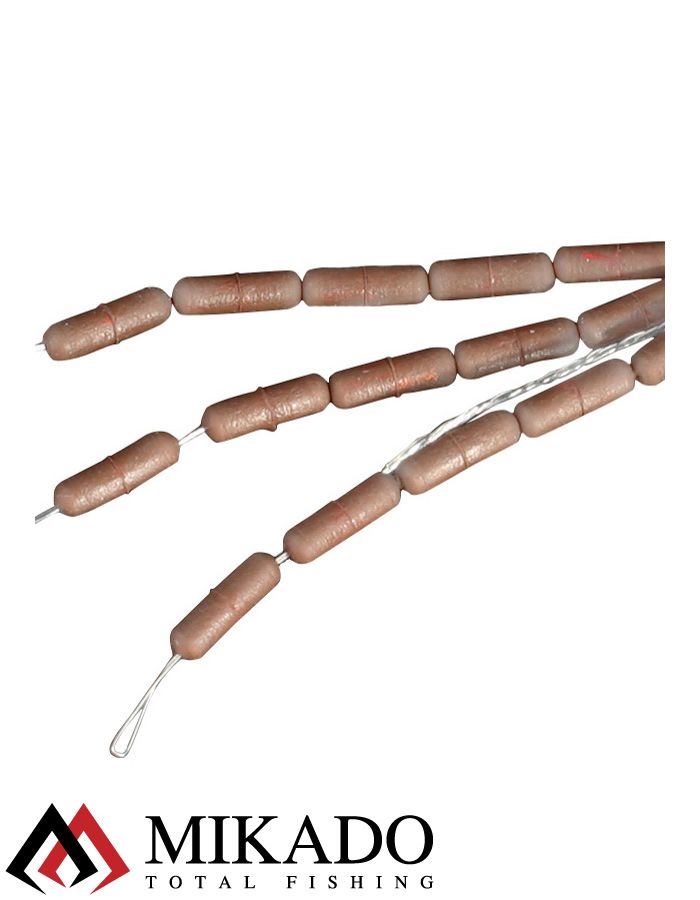 Стоппоры для бойлов Mikado тонущие (коричневый)