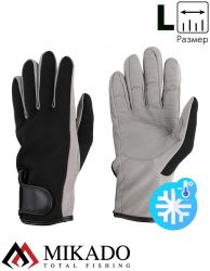 Перчатки рыболовные неопреновые Mikado UMR-05 размер L