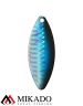 Блесна вращающаяся Mikado STREAM №1, 3.3 г., серебро 70 HOLO, длина лепестка 32 мм.