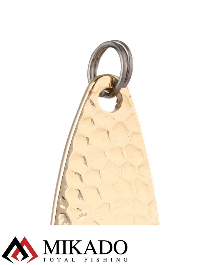 Блесна колеблющаяся Mikado HAMMER №5, 30 г., 7.6 см., золото
