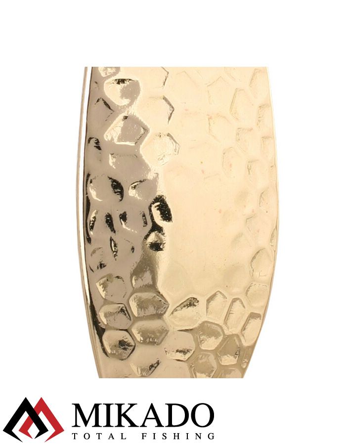 Блесна колеблющаяся Mikado HAMMER №5, 30 г., 7.6 см., золото