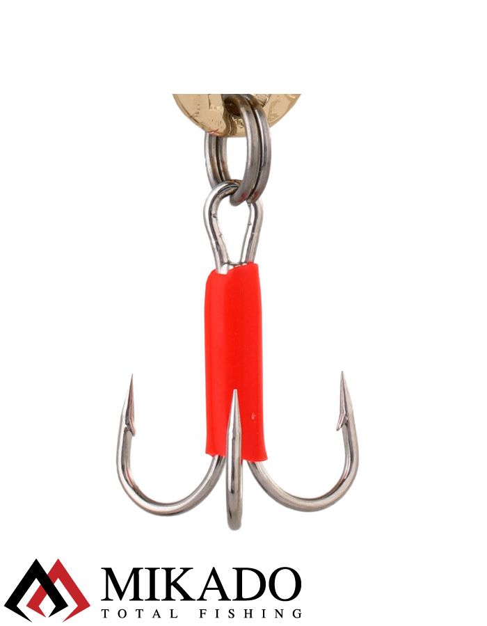 Блесна колеблющаяся Mikado HAMMER №5, 30 г., 7.6 см., золото