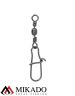 Застежка с вертлюжком Mikado Fastlock № 4, тест 20 кг. (10 шт.)