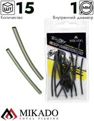 Термоусадочная трубка Mikado 2.2 - 1.0 мм. (тёмно-зелёный) (упак. 15 шт.)