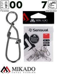 Застежка Mikado Diamond № 00.  тест 7 кг. (12 шт.)