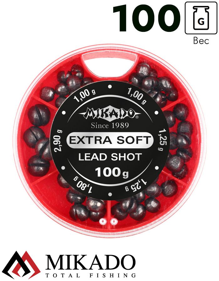 Набор грузил Mikado большой SET B - 100 г., набор