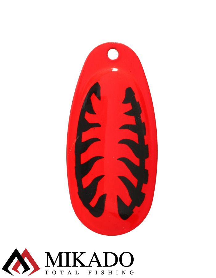 Блесна вращающаяся Mikado BLASTER №4, 8.7 г., серебро 27, длина лепестка 40 мм.