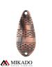 Блесна колеблющаяся Mikado STRIPE №1, 8 г., 4.8 см., состаренная медь