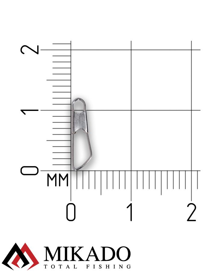 Застежка Mikado Safety № 0 NI (10 шт.)