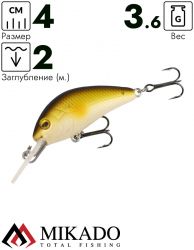 Воблер Mikado CAVALIER 4 см. / 67 - плавающий