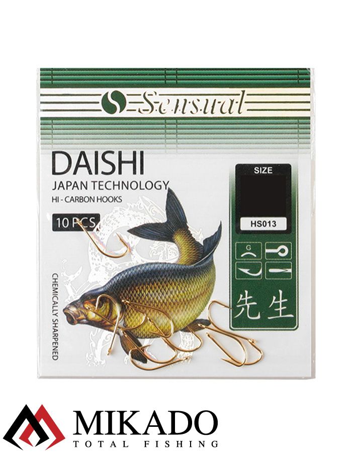 Крючки Mikado SENSUAL - DAISHI № 16 BN (с ушком)( 10 шт.)