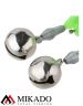 Сигнализатор поклёвки двойной бубенчик Mikado с прищепкой AMR02-1199-22