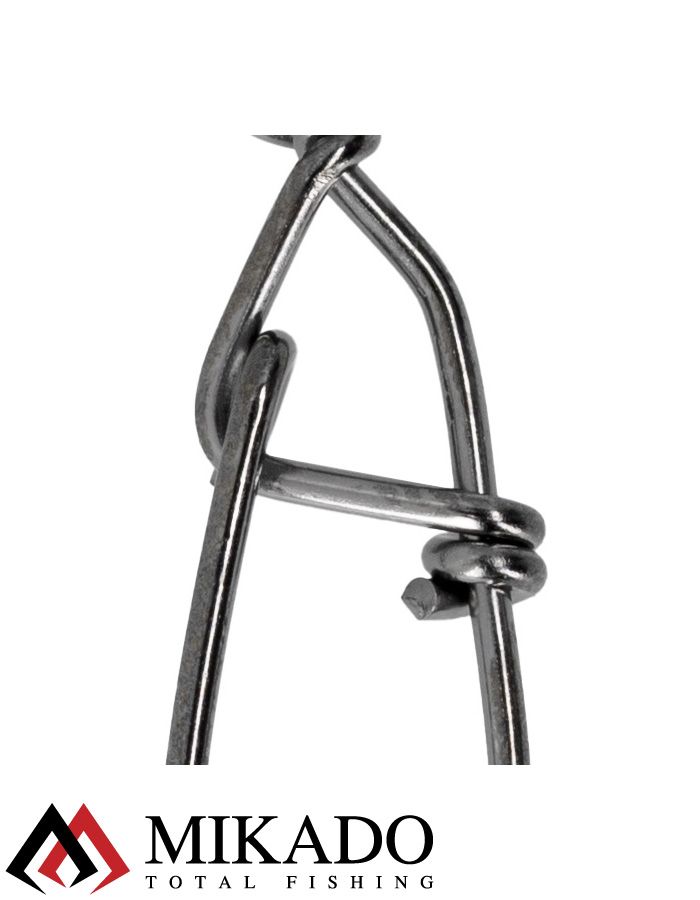 Застежка Mikado Diamond № 1.  тест 15 кг. (12 шт.)