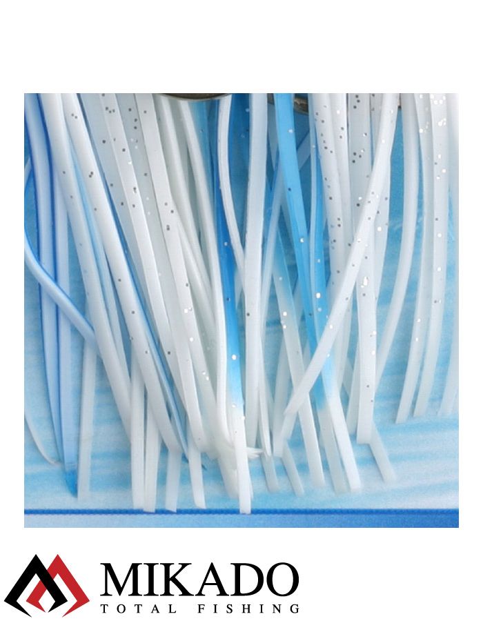 Морская оснастка Mikado OCTOPUS RIG 10 см, крючок № 7/0 (3шт.) BLUE/WHITE