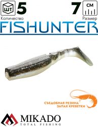 Виброхвост Mikado FISHUNTER 7 см., 4 г., 108 (5 шт.)