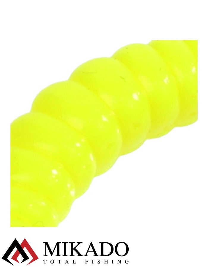 Личинка крупная силиконовая Mikado TROUT CAMPIONE GARLIC (чеснок) 2.6 см., 0.58 г., 005 (15 шт.)