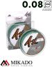 Плетеный шнур Mikado NIHONTO FINE BRAID 0,08 green (150 м) - 4.95 кг.