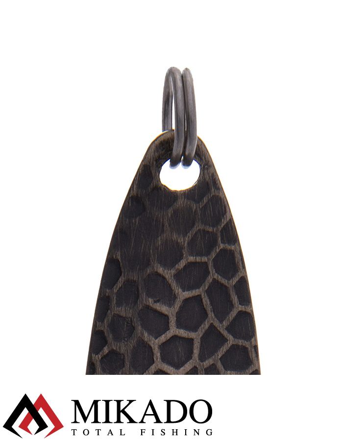 Блесна колеблющаяся Mikado HAMMER №5, 30 г., 7.6 см., состаренная латунь