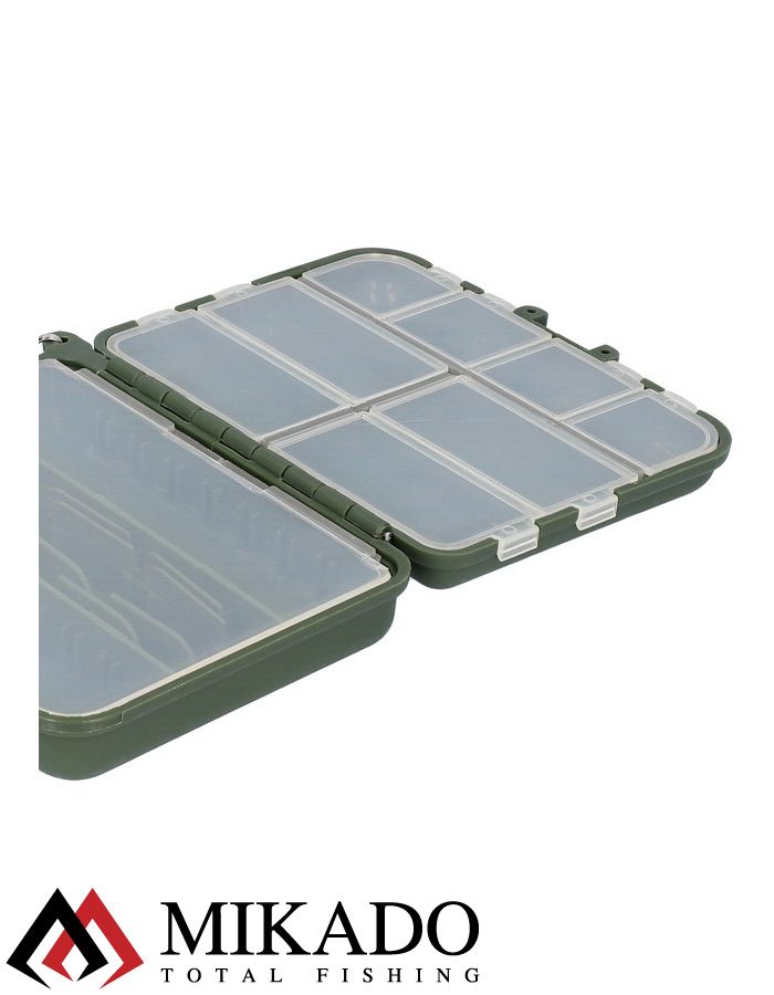 Коробка двухсторонняя Mikado UACH-H376 ( 12.5 см x 10.5 см x 3.5 см.)