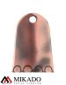 Блесна колеблющаяся Mikado TRYTHON №4, 15 г., 5 см., состаренная медь