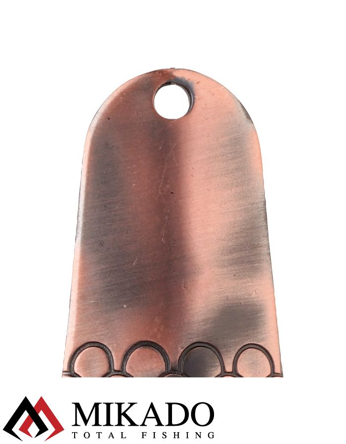 Блесна колеблющаяся Mikado TRYTHON №4, 15 г., 5 см., состаренная медь