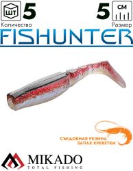 Виброхвост Mikado FISHUNTER 5 см., 1.6 г., 182 (5 шт.)