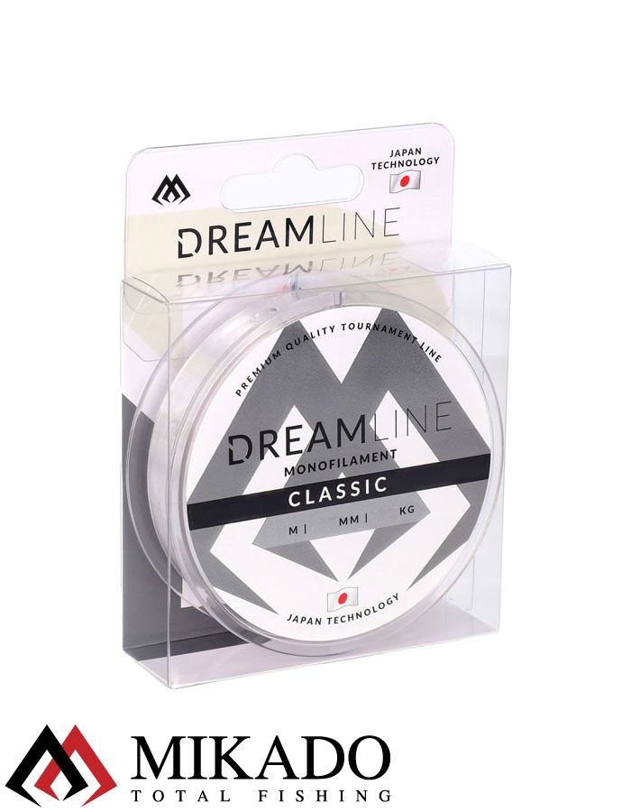Леска мононить Mikado DREAMLINE CLASSIC - 0.30 (150 м) - 10.07 кг.