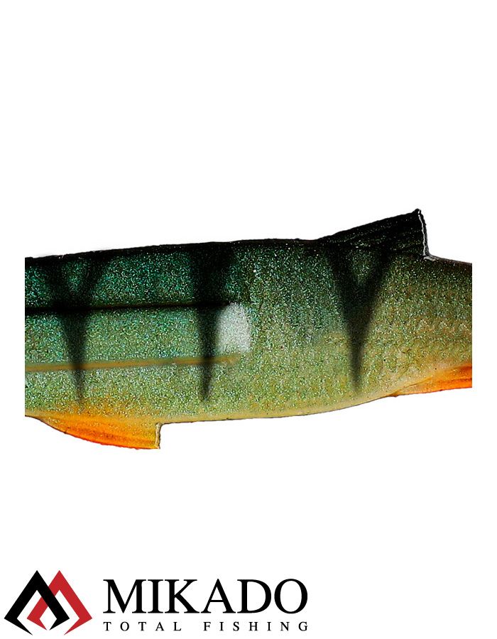 Виброхвост Mikado FLAT FISH 5.5 см., 0.5 г., PERCH (10 шт.)