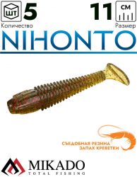 Виброхвост Mikado NIHONTO 11 см., 12 г., 358 (5 шт.)