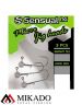 Джиг-головка Mikado SENSUAL NG 3гр., крючок №4, с зацепкой, черный никель (3шт.)