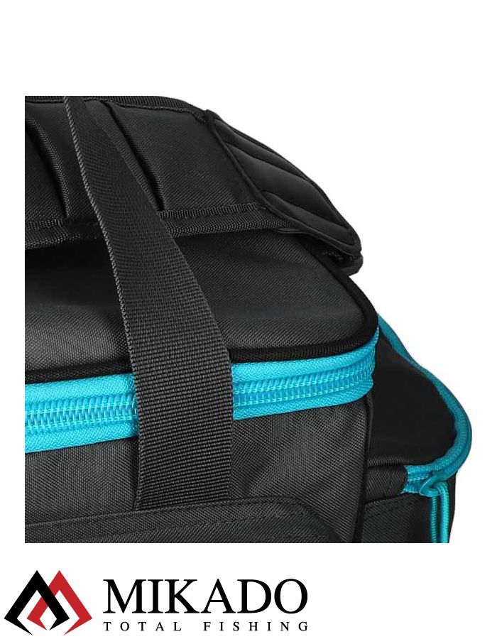 Сумка рыболовная Mikado CAGE FEEDER CARRYALL, размер L (56 x 40 x 31 см.), серая
