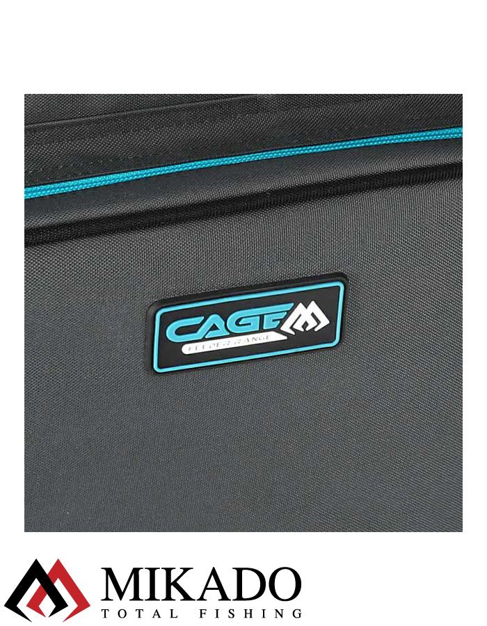 Сумка рыболовная Mikado CAGE FEEDER CARRYALL, размер L (56 x 40 x 31 см.), серая