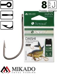 Крючки Mikado SENSUAL - DAISHI № 8 BN (с ушком)( 10 шт.)